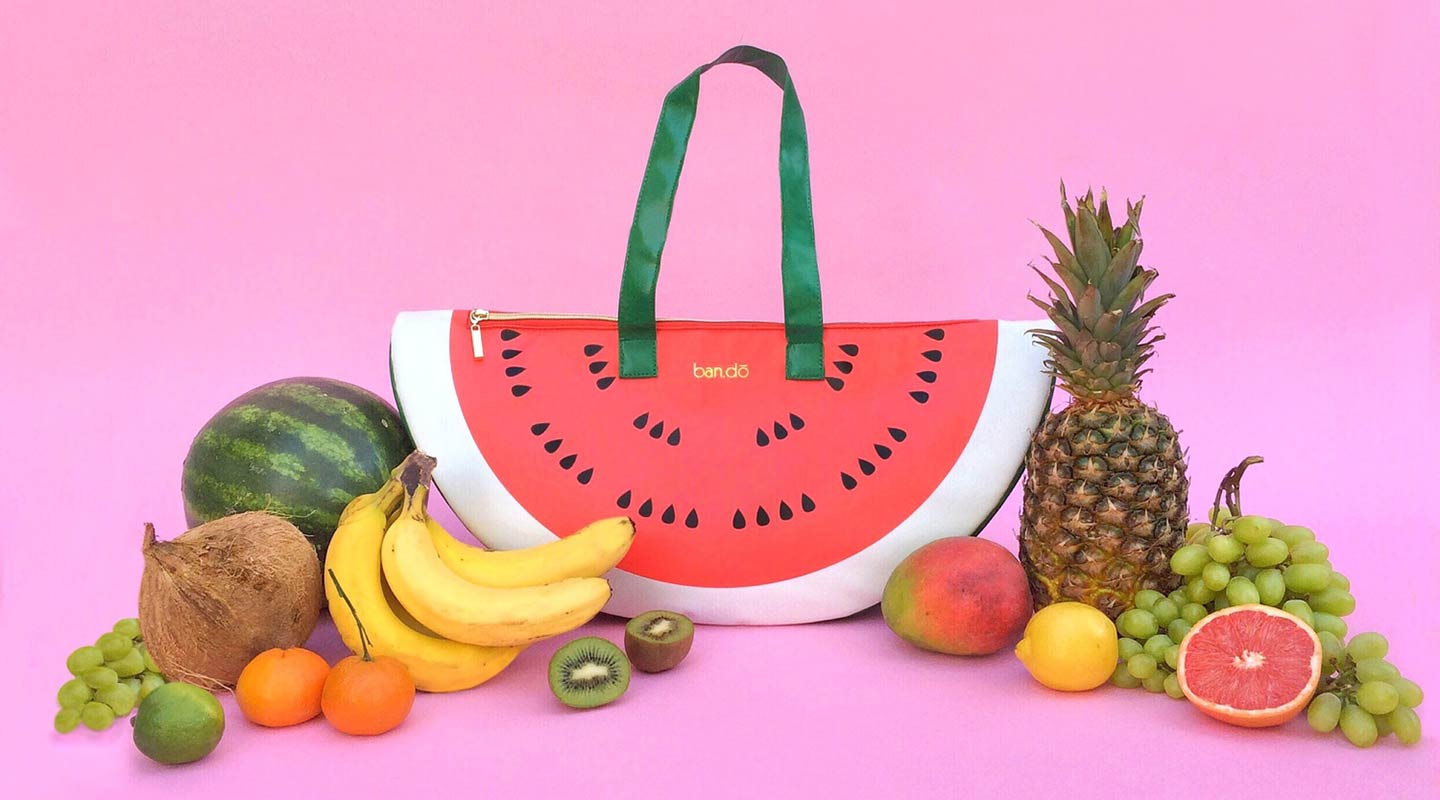 Ban.Do Super Chill Cooler Bag - Watermelon ,Red