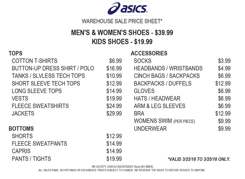 asic warehouse sale