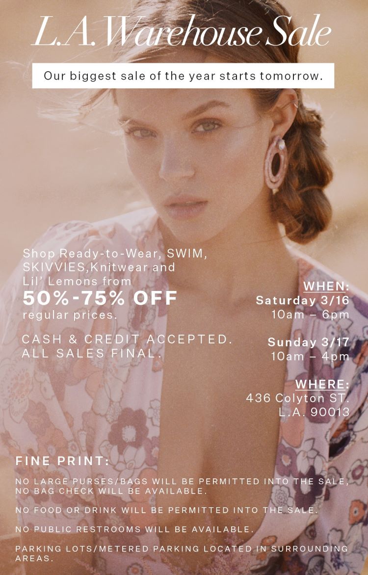 forloveandlemons sale